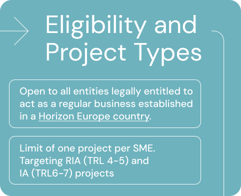 Eligibility and Project Types